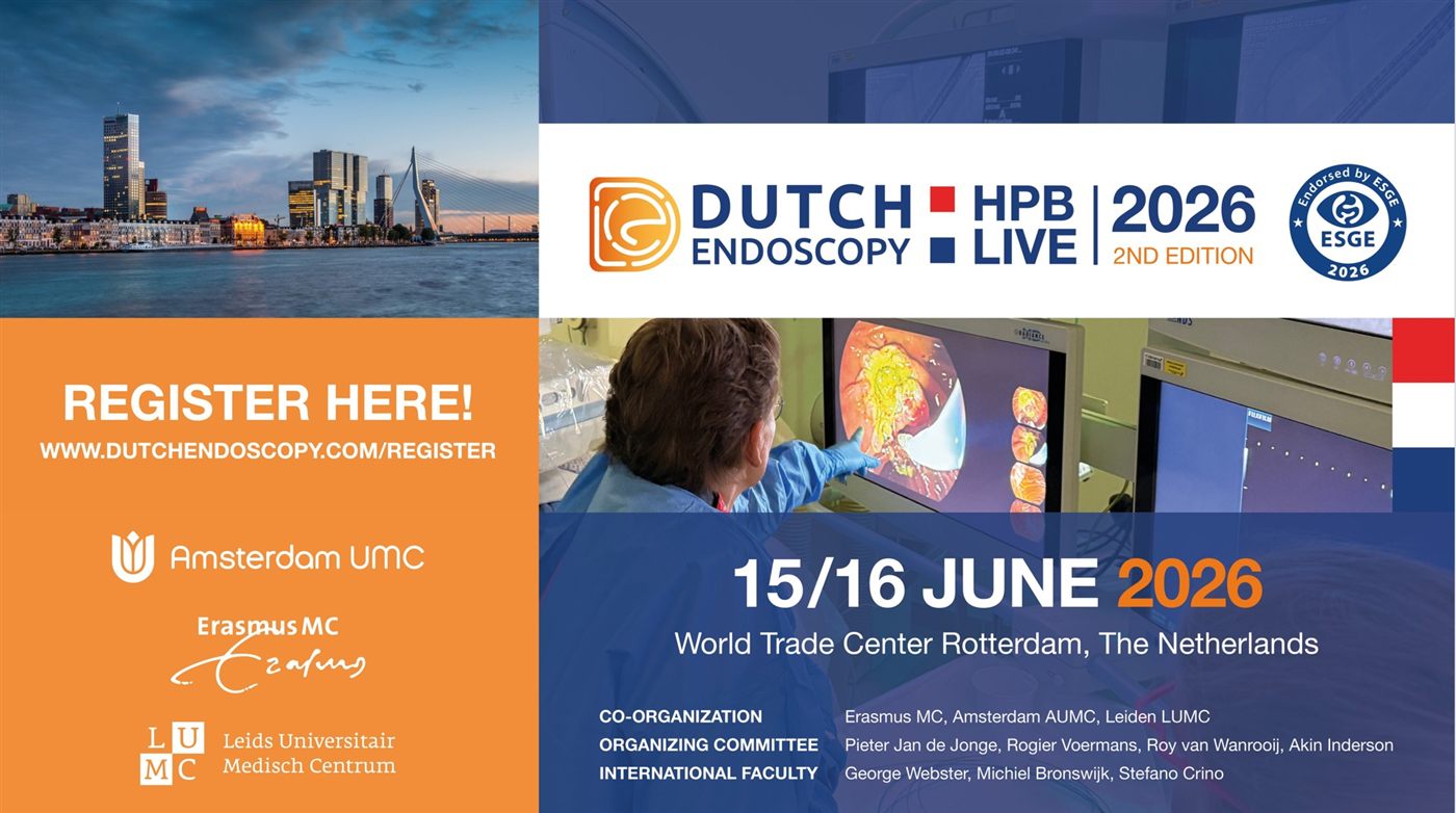 Dutch Endoscopy HPB Live 2026, Rotterdam